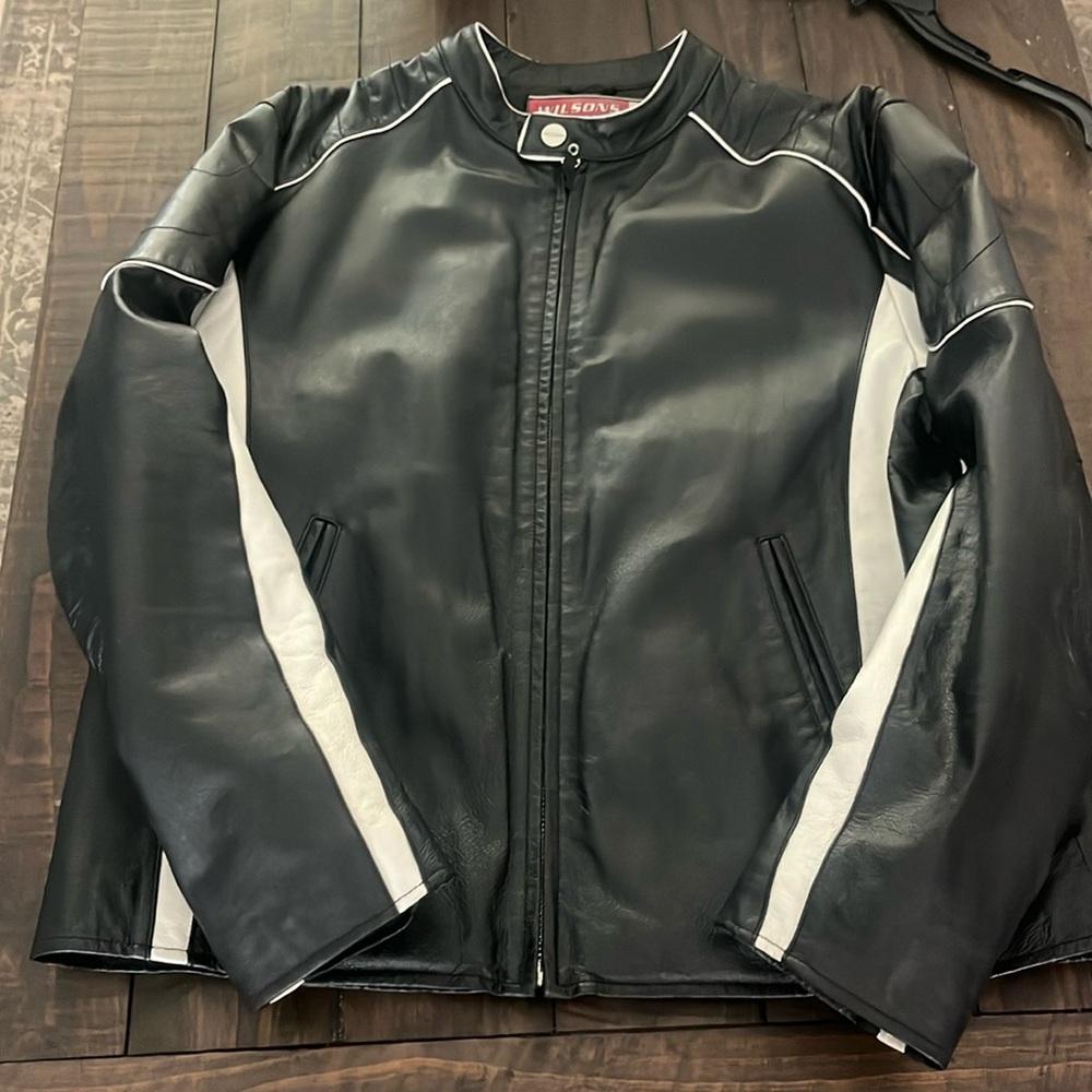 WILSONS Leather Racing Jacket - Picture 3 of 17